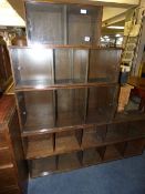 Sectional Glazed Bookcase