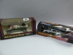 2 Boxed Scalextric Vehicles - Saudia Leyland Williams & Porsche with Lights