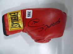 Signed Sugar Ray Leonard Boxing Glove