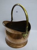 Copper Coal Scuttle