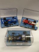 3 Boxed Vintage Scalextric Formula 1 Vehicles