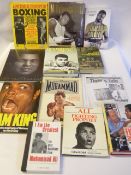 Box containing Large Quantity of Hard Back Books Relating to Boxing