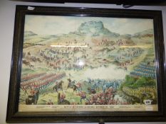 Framed Battle of Dundee (Glencoe Battle) October 20th 1899