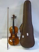 Vintage Violin - Bow & Case