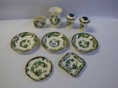 8 Pieces of Masons Chartreuse Wares