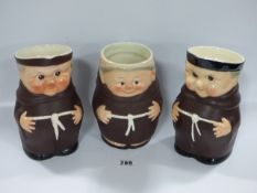 3 Goebel Friar Tuck Tankards