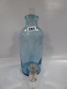 Vintage York Glass Chemist Bottle