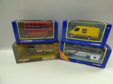 4 Boxed Corgi Vehicles