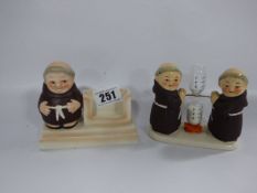 Goebel Friar Tuck Ornament & Goebel Friar Tuck Egg Timer