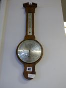 Oak Barometer