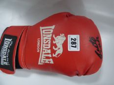 Signed Roberto Duran Boxing Glove