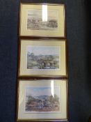3 Framed Tom Harland Prints