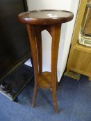 Mahogany Plant Stand