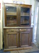 Glazed Bookcase over Sideboard