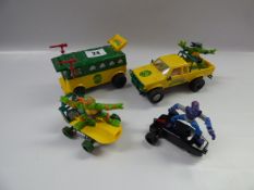 4 Scalextric Turtle Vehicles
