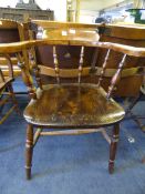 Oak Captains Chair