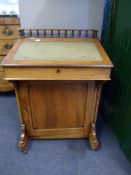 Edwardian Oak Davenport