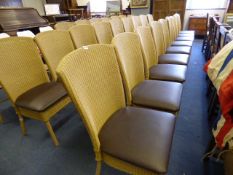 24 Lloyd Loom Wicker Chairs