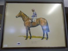 Framed Limited Edition Print of Brigadieres Charade