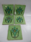 5 Art Nouveau Tiles