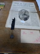 Siege of Lady Smith, Medal, Postcard and Daily Graphic Newspaper - All Original