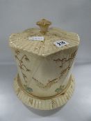 Large Victorian Circular Cheese Dish on Stand