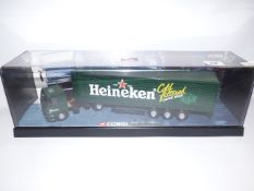 Boxed Corgi Modern Truck Vehicle Depicting Heineken Cold Filtered Beer