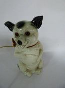 1940's Pug Dog Table Lamp Base