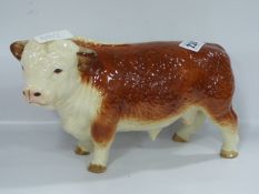 Ceramic Herefordshire Bull