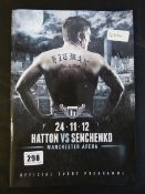 Hatton v Senchenko Boxing Programme