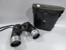Pair of Second World War Binoculars in Case