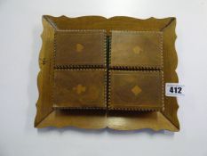 Set of Gaming Counters in 4 Suited Boxes