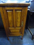 Walnut Edwardian Bedside Cabinet