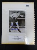 Signed Lou Ambers Photograph World Lightweight Champion 1936-37 & 40