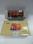 Boxed Corgi Bedford Removal Van & Boxed Corgi ERF Short Wheel Based Lorry