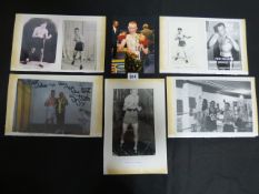 Collection of Signed Local Boxing Photographs