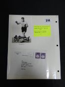 Signed Max Schmeling World Champion 1930-32 Photograph & Associated Envelope