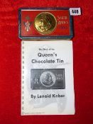 1900's South Africa Boar War Christmas Tin with Coins