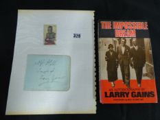 Autobiography of Larry Gains - The Impossible Dream & Autograph