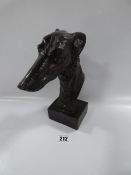 Greyhound Head Statue