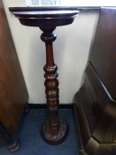 Mahogany Plant Stand