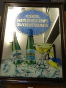 Sparkling Babycham Picture Mirror