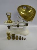 Vintage Set of Scales & Weights