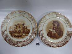 Pair of Grimwade Winton First World War Plates