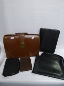 Brown Leather Attache Case