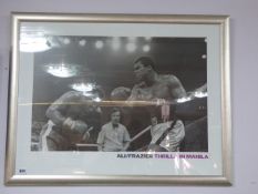 Large Framed Print Ali v Frazier - Thrilla in Manila