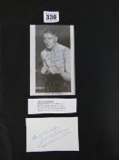 Signed Jack Peterson Photograph British Empire Heavyweight Champion