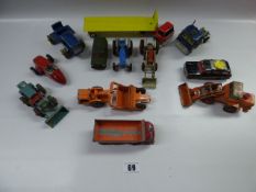 Tray of Collectable Corgi & Dinky Toys