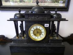 Victorian Slate Mantle Clock