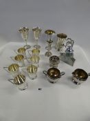 Selection of Plated Goblets - Tankards etc
